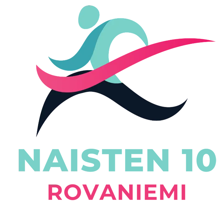 Naisten10Rovaniemi -liikuntatapahtuman logo, missä on teksti Naisten 10 Rovaniemi.